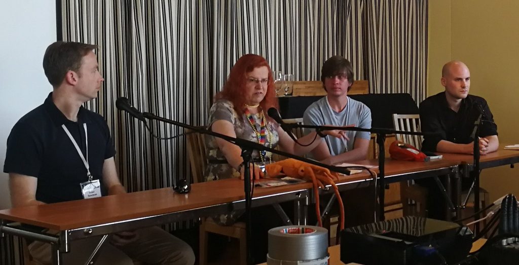 Paneldiskussion om kortromanen